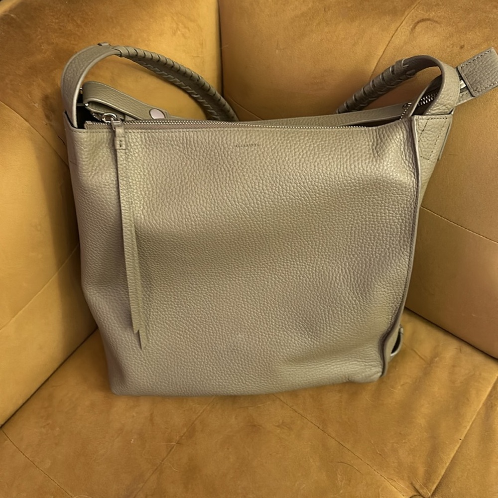 Allsaints pebble leather backpack